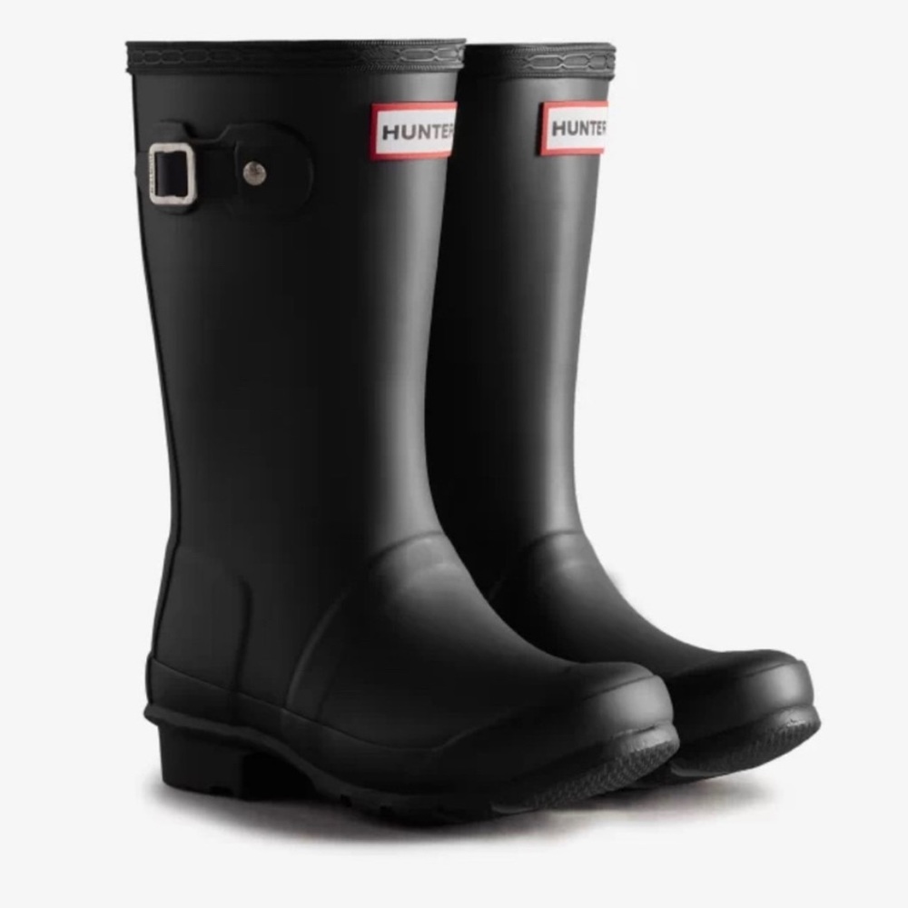 HUNTER Original Big Kids Wellington Boots Sz 5 boys 6 girls